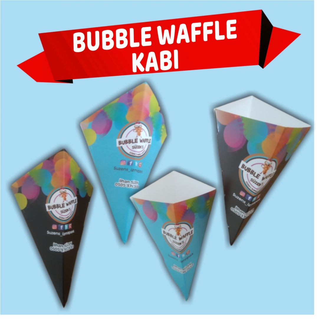 BUBBLE WAFFLE KABI BASKISIZ 3000 Adet